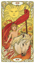 Afbeelding in Gallery-weergave laden, Golden Art Nouveau Tarot (Major Arcana only) (kopie)
